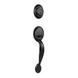 Kwikset 699DA/606CN-11P Venetian Bronze Dakota Dummy Handleset with Cameron Knob by Kwikset