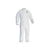 kcc46004 – Kleenguard a30 elastic-back Coveralls、ホワイト、XL