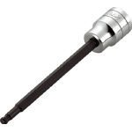 KTC(ケーテーシー) 12.7mm (1/2インチ) ロングボールポイント ヘキサゴン ビットソケット 8mm BT408BPL