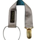 クウベルチュール bonbon ストラップホルダー グレー×ブルー