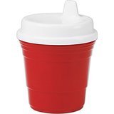 Durable Plastic 8 Oz. Red Solo Cup Baby Sippy Cup With Snug Spill Proof Lid by Red Cup Living