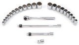 Blackhawk By Proto 978225 Drive Combination Set Containing 3/8-Inch and 1/2-Inch Sockets, 25-Piece [