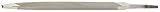 Nicholson Triangular Slim Taper Hand File, Single Cut, American Pattern, 6' Length [並行輸入品]