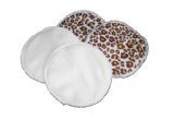 Waterproof Bamboo Nursing Pads - Cheetah Print by BubuBibi