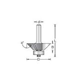 Amana 47300 Bevel Trim 23 3 Flute Router Bit by Amana