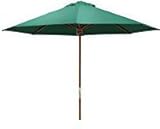 ガーデンパラソル「木製パラソル 210」【FBC】グリーン(#9879542-38696)サイズ：210×210×高さ222cm