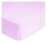 SheetWorld Fitted (Fits BabyBjorn Travel Crib Light) Sheet - Solid Lavender Jersey Knit - Solid Colo