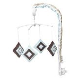 Mod Diamonds Aqua/Chocolate Mobile by Bacati