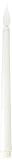 DARICE DT6204-12W David Tutera LED Light Taper Candles, 11-Inch, White, 2 Per Pack by Darice