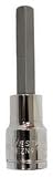 Westward 1EZN9 Hex Bit Socket, 1/2 In Dr, 10mm, 3 1/2 In L by WestWard Tools