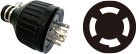 ヤマハ発電機EF6000TE用・差込みプラグ(三相20A/一括取出し）(7CC-87236-T0)