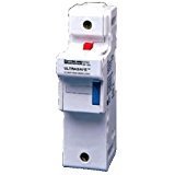 Mersen US14 UltraSafe Modular Fuseholder with Microswitch 1 Pole For 750VAC/VDC 200kA 50 Ampere 14mm