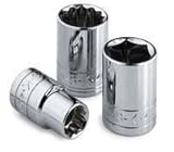 SKハンドツールLLC 40216 1 / 2 " 12ポイント標準ソケット1 / 2 "ドライブ