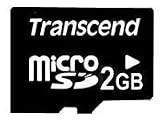 Transcend フラッシュメモリーカード - 2GB - MICROSD (ボックスとアダプターなし)