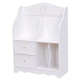 ランドセルラック(キッズ収納棚/子供部屋家具) 木製 幅68cm×奥行30cm×高さ94cm 引き出し付き MCC-6377WH ホワイト(白)【代引不可】 生活用品 インテリア 雑貨 インテリア 家具 収納家具 子供用家具 その他の子供用