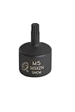 Sunex 305XZN 3/8-Inch Drive M5 Stubby Triple Square Impact Socket by Sunex