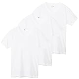 半袖シャツ 半袖 3枚組 丸胴仕様 3P 青ラベルVネックTシャツ HM2125G-010-XL