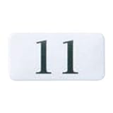 シロクマ チークサイン No.11 NP-13N-11 40m/m×20m/m×2.0t 木目