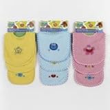 Sesame Beginning 2 Applique Bibs and Burp Cloths by Hamco