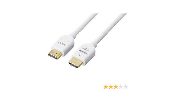 Amazon Sony イーサネット対応high Speed Hdmiケーブル 1m ホワイト Dlc He10 W ソニー Sony Hdmiケーブル