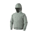 空調服 フード付き ポリエステル製長袖ワークブルゾン リチウムバッテリーセット BP-500FC07S3 モスグリーン L スポーツ レジャー DIY 工具 作業着 top1-ds-1674644-a