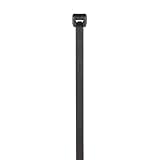 Panduit PRT1S-M0 Cable Tie Releasable Standard Weather Resistant Nylon 6.6 4.8-Inch Length Black (10