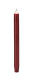 Boston Warehouse Mystique Flameless Taper Candle, 10-Inch, Red by Boston Warehouse