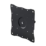 サンワダイレクト 壁掛け金具 42インチ対応 耐荷重15kg 回転 上下角度調整 壁掛け テレビ モニター 薄型 ブラック 100-LAW006