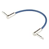 KAMINARI GUITARS ギターシールド Electric Guitar Patch Cable 25cm 藍[Navy] K-GPC25LL