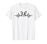 フレンチブルドッグ ハートビート 犬種 飼い主 Tシャツ