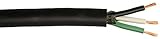 Coleman Cable 233280408 12/3 250-Foot SJEOOW Seoprene Service Cable, Black [並行輸入品]