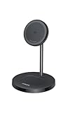Anker MagGo Wireless Charger (2-in-1, Stand) Qi2対応 マグネット式 2-in-1 ワイヤレス充電ステーション/ワイヤレス出力 MagSafe対応 iPhone 17 / 16 / 15 / 14 シリーズ対応 ブラック