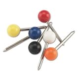 Gem Office製品ラウンドヘッドマップTacks