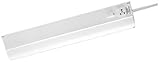 High Quality FA318HBWCC Fluorescent Under Cabinet Light with Outlet, 18-Inch, White