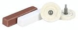 4 Piece Buffing Kit with 4 Oz Blocks of Red and White Polishing Compound [並行輸入品]
