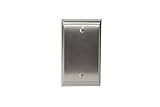 Amerock BP36513G10 Candler 1 Blank Wallplate, Satin Nickel [並行輸入品]