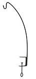 Panacea PAN83035 24 in. Clamp Style Angle Hook Black