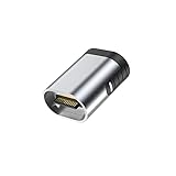 USB-C Type Cマグネット変換アダプター 磁気USBコネクタ USB3.1 GEN 2 10Gbps高速データ転送 マグネット I字型 磁石コネクタ 100W/5A 4K/60Hz 映像出力対応 断線防止 PD急速充電対応 USB Cデバイス対応 (03メス部分のみ１個入り)