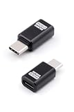 Duttek 240W USB Type-c 延長アダプタ、80Gbps USB Cオスメス延長アダプタ、Type-c 延長コネクタ PD急速充電、8k@60hzビデオ対応、サンダーボルト5/4/3対応 (2個)