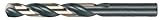 Cle-Line C18048 Heavy Duty Jobber Length Drill High Speed Steel Black and Gold Finish Straight Shank