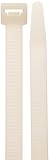 Morris Products 20094 Nylon Cable Ties, 21.63" Length, 0.5" Width, 250lbs Tensile Strength, 6.54" Ma