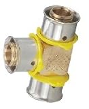 ゼロLeadブロンズ1 " x 1 " x 3 / 4 " PEX押しReducing Tee W / Attachedスリーブ{ 94056 } 1 94056 1