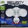Home Zone 64321 LED Outdoor Security Floodlight with Dusk to Dawn Light Sensor, Motion Activated Pro