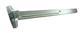 Aluminum Surface Mount Narrow Head Exit Bar KD with SC1 Keyway and Hex Key Dogging by Ultra Hardware