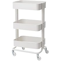 IKEA RÅSKOGロースコグワゴン ホワイト35x45x78cm 2点 Amazon.co.jp: RASKOG ロースコグ ワゴン - ホワイト 35x45x78