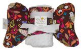 Baby Elephant Ears Head Support Pillow & Matching Blanket Gift Set (Birds of Norway) by Baby Elephan