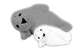 内藤デザイン研究所(Naitou Design) 海中散歩 ぬいぐるみ S ホワイト アザラシさんの一日