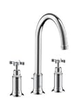Hansgrohe 16513821 Axor Montreux Widespread洗面所蛇口 – ブラシニッケル図で(クロム)
