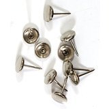 n170スチールスイベルヘッドUpholstery Nails / tacks – ニッケルメッキ – ケースof 5000