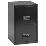 Brand New. Pierre Henry Filing Cabinet Steel Lockable 2 Drawers A4 Maxi W400xD400xH660mm Black Ref 099001 by Pierre Henr